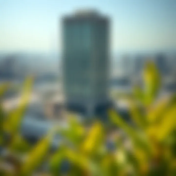 Panoramic view of the Mankhool area surrounding Al Baker Building