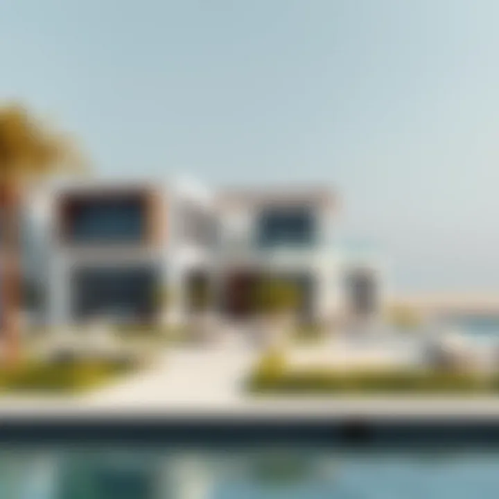 Luxurious beachfront property on Al Hudayriat Island