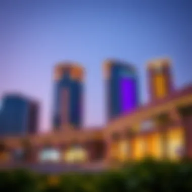 Commercial hubs and business centers in Al Jawzaa International City