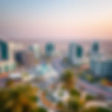 Panoramic view of Al Jawzaa International City showcasing modern architecture