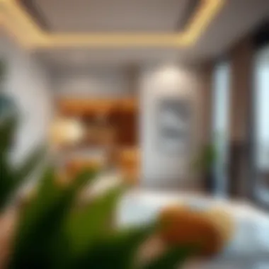 Interior layout of a residential unit in Al Nasr Square Block B with contemporary design