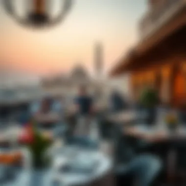 An elegant dining experience overlooking the historic district