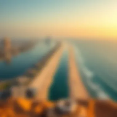 Aerial View of Al Zorah's Coastline Aerial panorama of Al Zorah showcasing its expansive coastline
