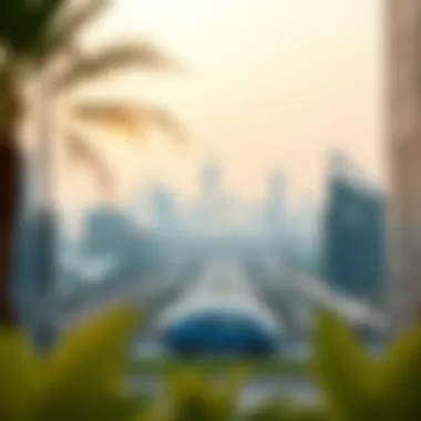 Stunning skyline view of Meydan South