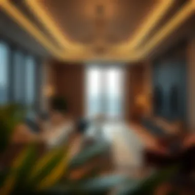 Interior of a Luxury Apartment Interior shot of a luxury apartment in Apricot Towers highlighting modern furnishings