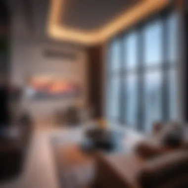 Luxurious interior design of a residential unit in Bay Gate Tower