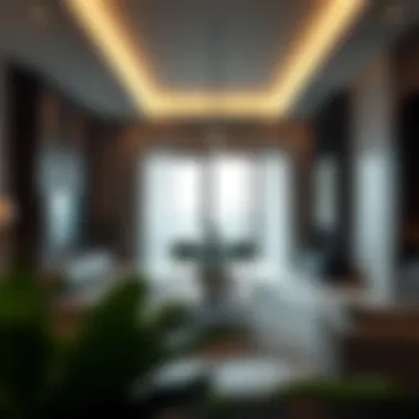 Luxurious living spaces inside برج الشاطئ 1 highlighting modern interiors