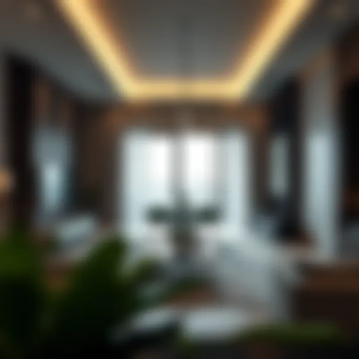 Luxurious living spaces inside برج الشاطئ 1 highlighting modern interiors