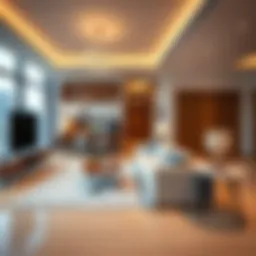 Luxurious living space at Citadines Metro Central