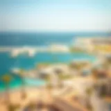 Scenic view of the coastal landscape of Muharraq