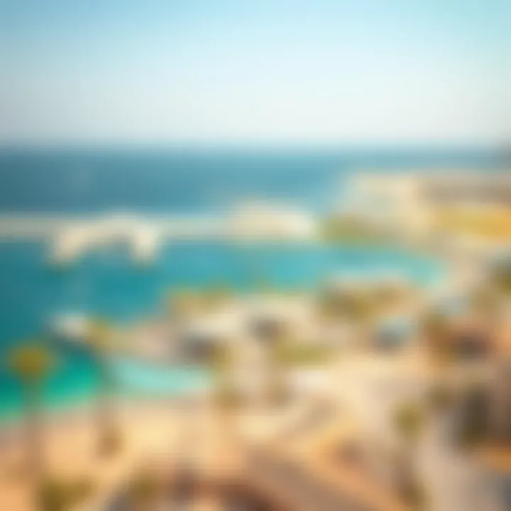 Scenic view of the coastal landscape of Muharraq