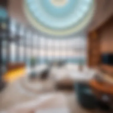 Interior amenities of Cricket Tower highlighting luxury features