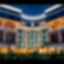 Contemporary architecture of a Damac development in Dubai