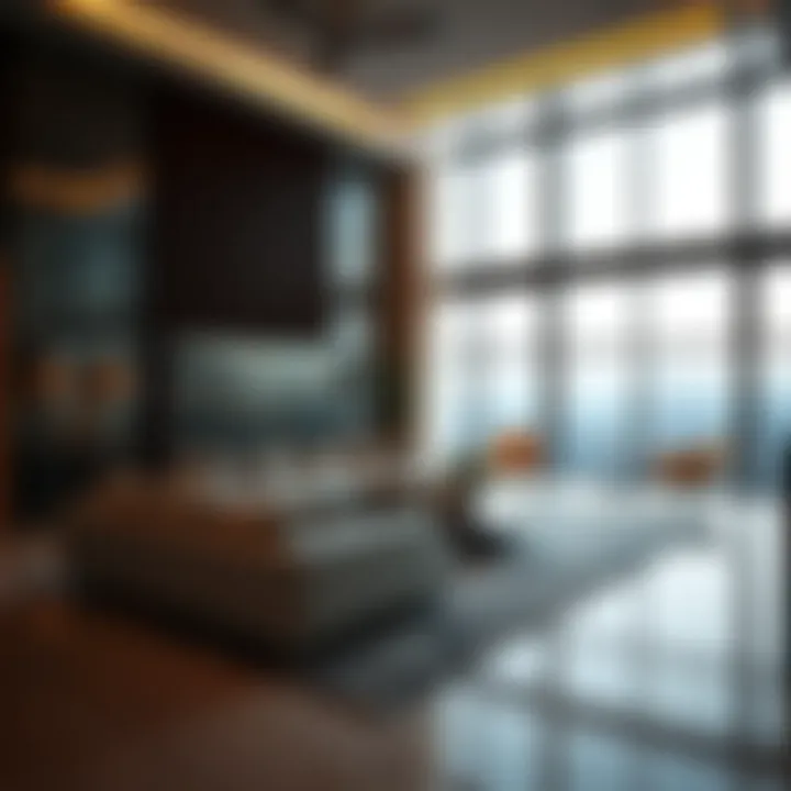 Luxurious interior of a Damac property showcasing modern living