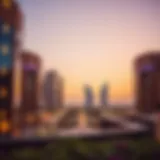 Majestic view of Damac Executive Bay showcasing architectural brilliance