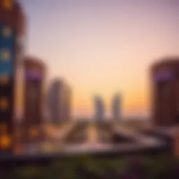 Majestic view of Damac Executive Bay showcasing architectural brilliance