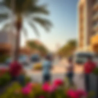 Community Life near Damac Executive Bay Vibrant community life surrounding Damac Executive Bay