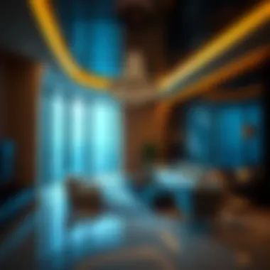 Luxurious interior of a living space in Damac Paramount Tower