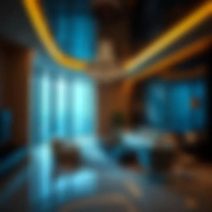 Luxurious interior of a living space in Damac Paramount Tower