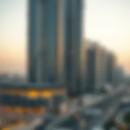 Stunning skyline of Dubai featuring Damac developments