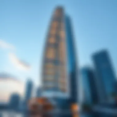 Architectural marvel of Dolphin Tower showcasing its sleek design