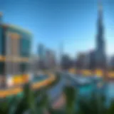 Stunning skyline of Dubai showcasing modern architecture