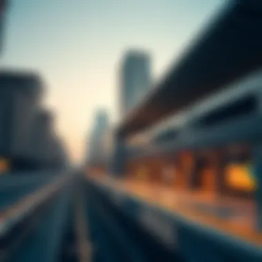 Real estate developments near subway stations