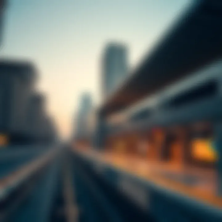 Real estate developments near subway stations