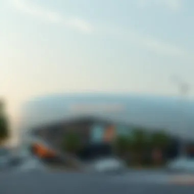 Nearby attractions and landmarks surrounding Etihad Arena