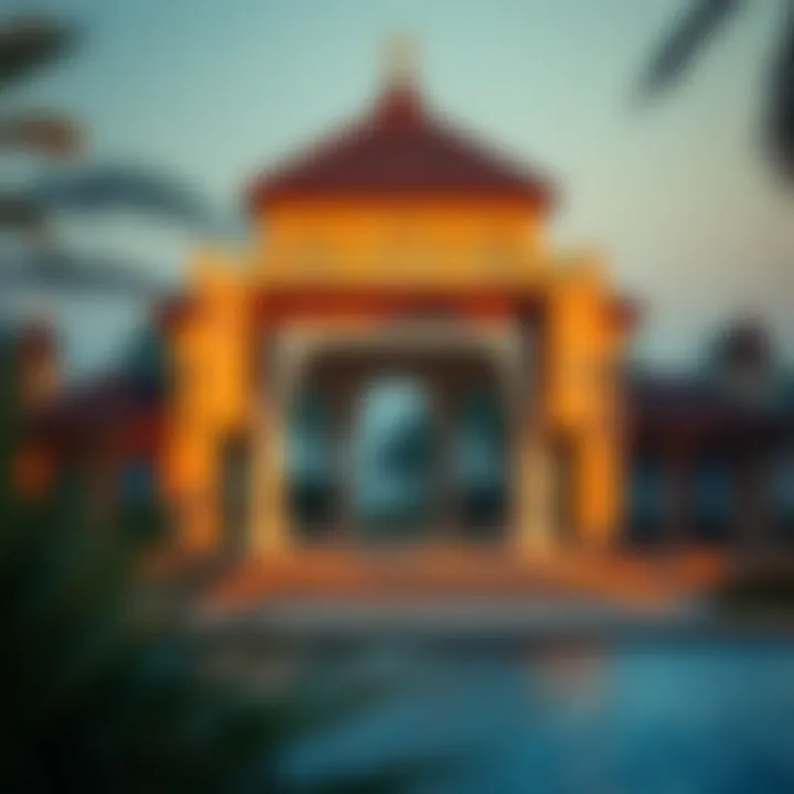 Cultural landmark in Palm Jumeirah showcasing local heritage