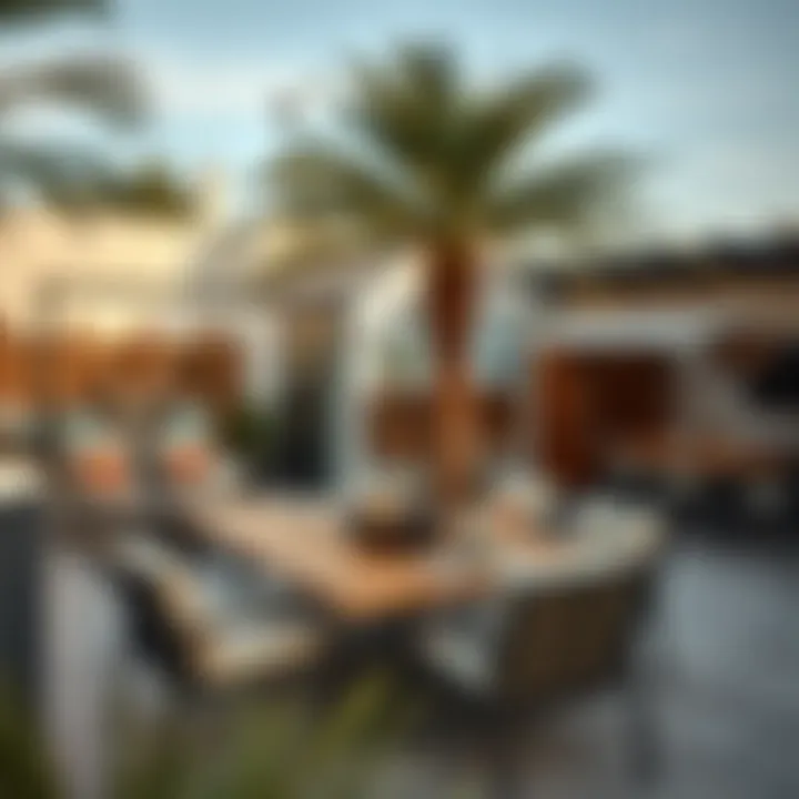 Unique selection of outdoor furniture available