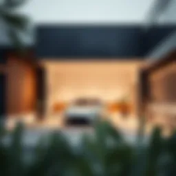 Modern garage space in Dubai