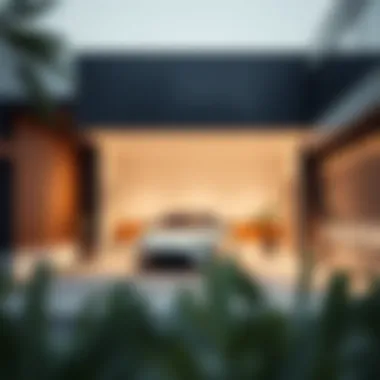 Modern garage space in Dubai