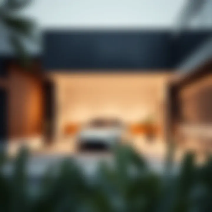 Modern garage space in Dubai