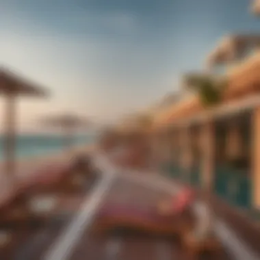 Luxury Beach Resort in Dubai An exquisite beach resort in Dubai with luxurious amenities