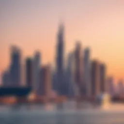 The breathtaking skyline of Dubai featuring iconic skyscrapers