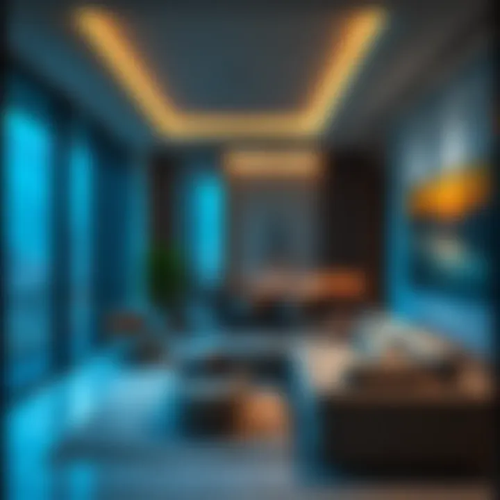 Luxurious interior design of a unit in Icon Tower