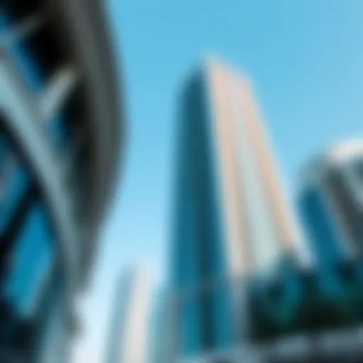 Stunning view of Icon Tower against a clear blue sky