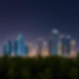 Contemporary skyline of Dubai showcasing luxury developments