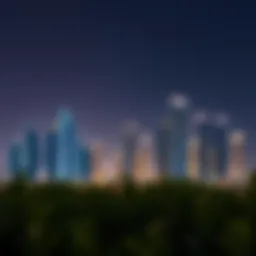 Contemporary skyline of Dubai showcasing luxury developments