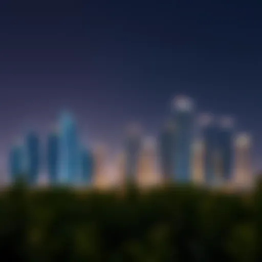 Contemporary skyline of Dubai showcasing luxury developments