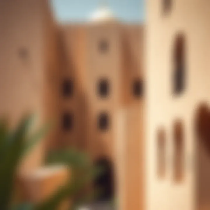 The historic Al Fahidi district showcasing traditional Emirati architecture