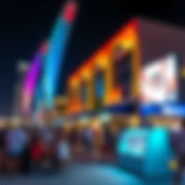 Evening entertainment at JBR