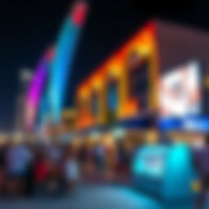 Evening entertainment at JBR