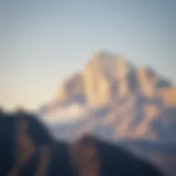Breathtaking view of Jebel Jais peak