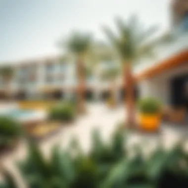 Vibrant community spaces and amenities on Jumeirah Bay Island