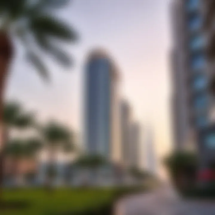 Real estate developments surrounding the Latifa Building