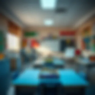 Inside a Budget-Friendly Classroom A classroom in a low fee school showcasing diverse learning materials