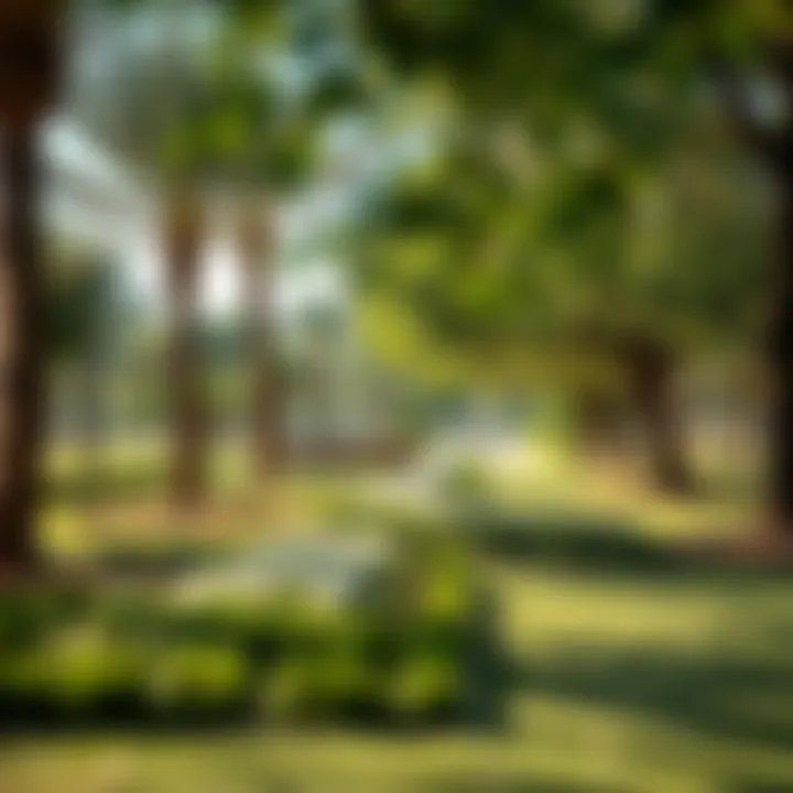 Lush parks and recreational areas in Mudon