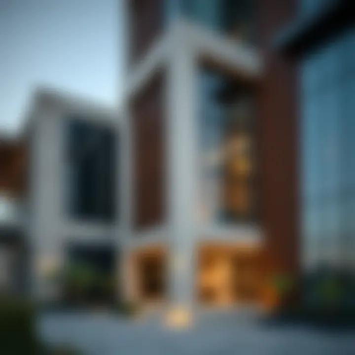 Architectural details of K1 building